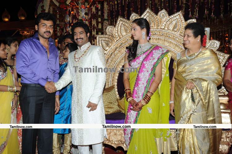 Tamil Movie Events Jr ntr marriage Photos : Karthi at ntr wedding