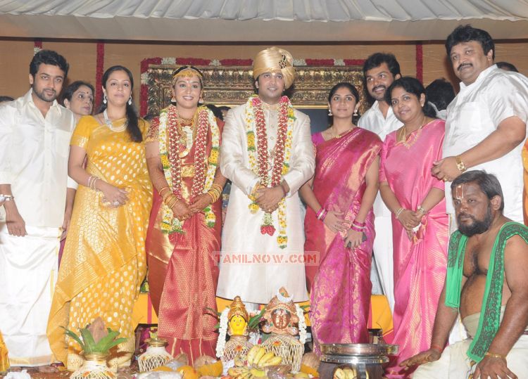Surya jyothika karthi ranjini at shivaji family wedding 430