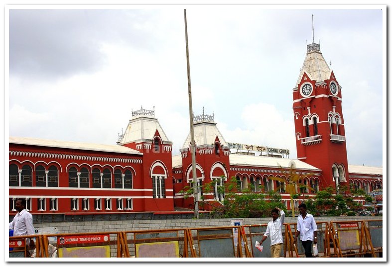 Cehnnai central railway station still