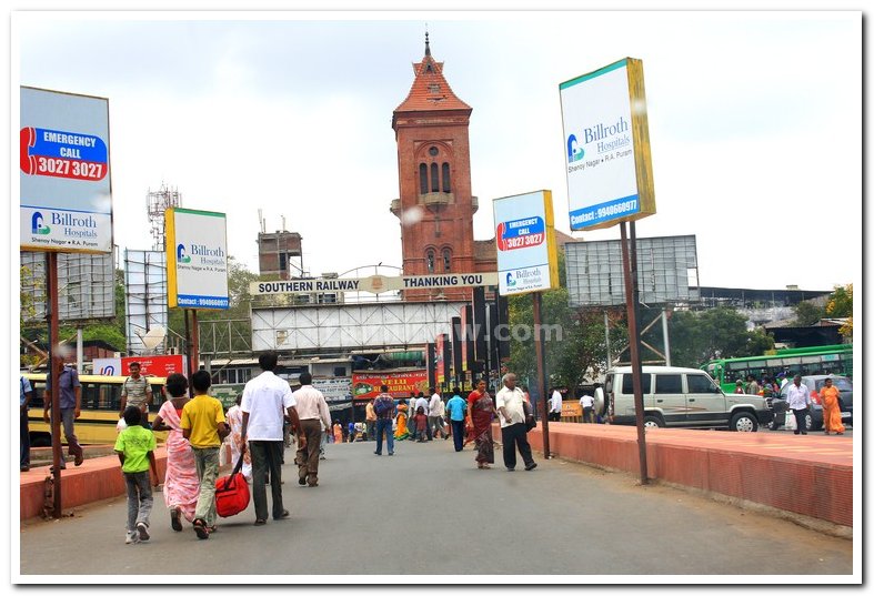 Chennai central exit for cars