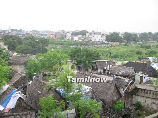 Slums in Chennai City