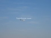 Jet airways flight above chennai