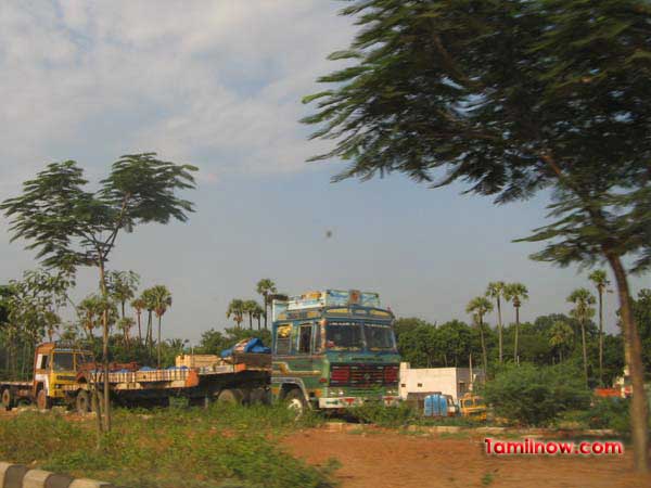 Lorry Carrying Cargo