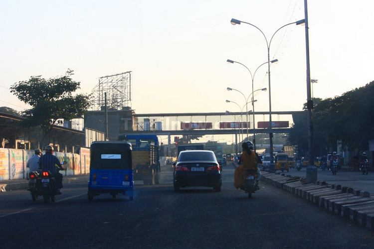 Road near fort station