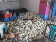 Muskmelons pineapple for sale at koyambedu fruits market 977