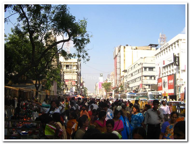 Crowded usman road tnagar 1