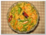 Beans carrot poriyal