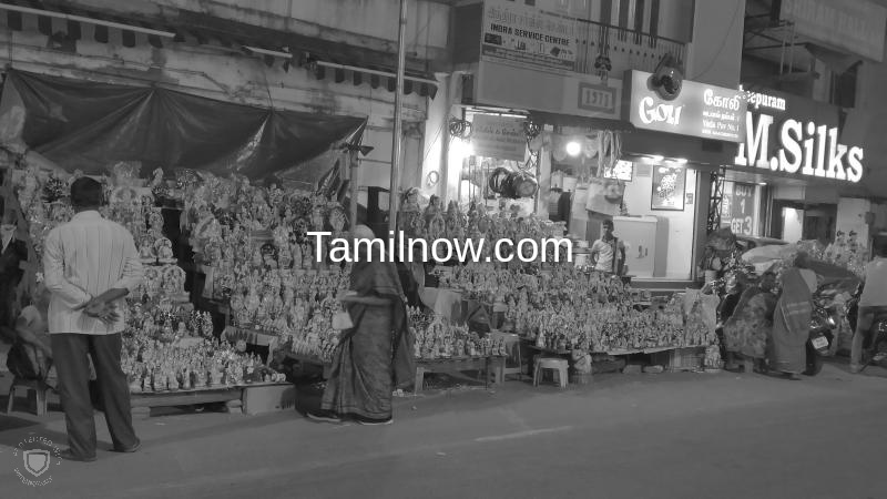 Navaratri golu display at mylapore