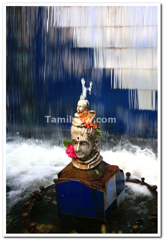 Lord siva idol fountain