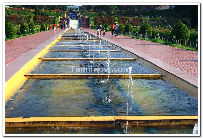 Mysore brindavan gardens fountains 3