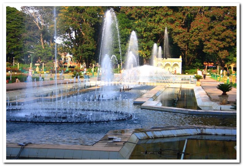 Mysore brindavan gardens fountains 5