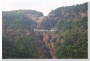 Dudhsagar waterfalls during summer