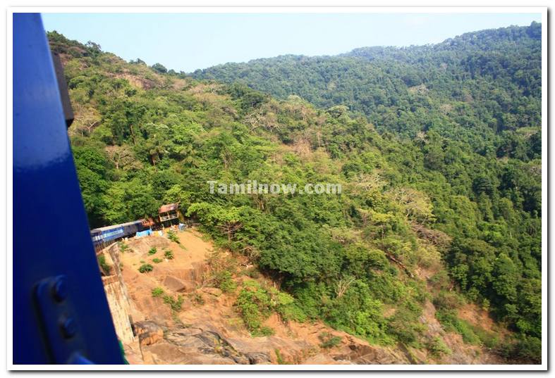 Goa express in ghat section