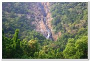 Railway line crossing dudhsagar waterfalls