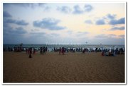 Goa calangute beach evening still 1