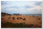 Goa calangute beach evening still 2