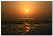 Sunset at majorda beach goa 1