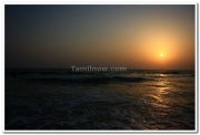 Sunset at majorda beach goa 2