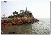 View point at dona paula beach goa