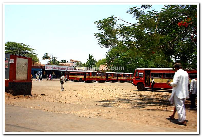 Town bus stand miraj