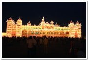 Illuminated mysore palace