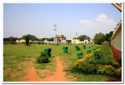 Lawns of mysore palace