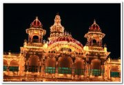 Mysore palace central domes