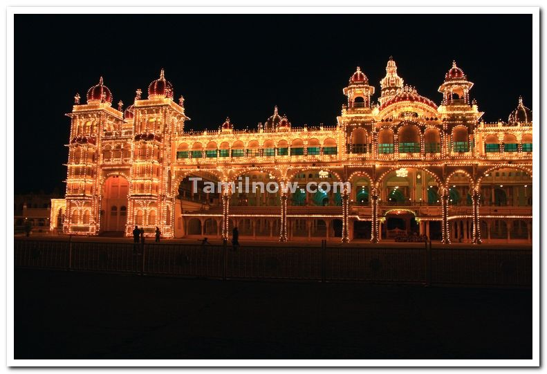 Mysore palace lightings