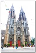 Mysore st philomenas church front view