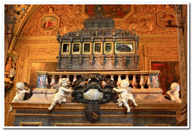 Relics of body of St. Francis Xavier