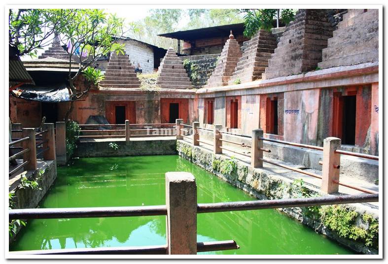 Pond inside temple