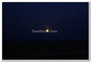 Moon rising at kovalam beach 1