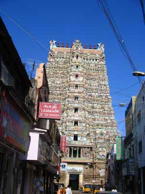 Madurai Temple Beautiful Gopuram