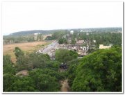 Road view from mahabalipuram tower