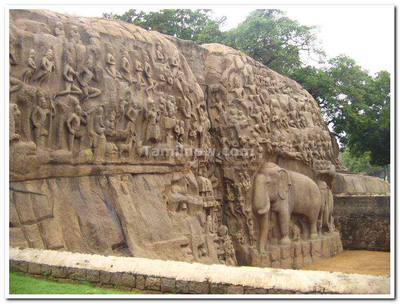 Arjuna's Penance at Mahabalipuram