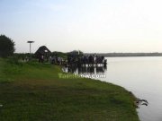 People waiting for boat