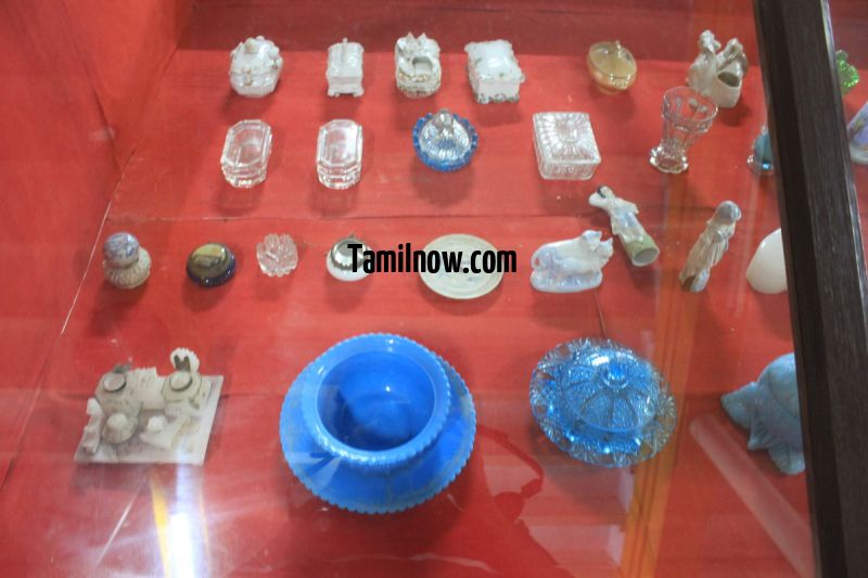 Crystal wares on display at thanjavur palace museum 877