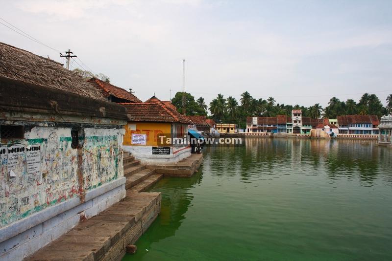 Suchindram temple pond photos 2