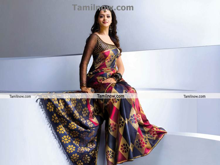 Actress Bhavana In Saree 3