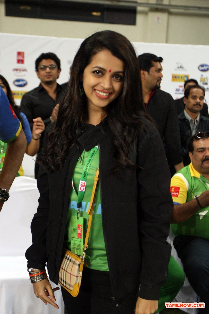 Bhavana At Ccl 4 Match Against Veer Marathi 3 854