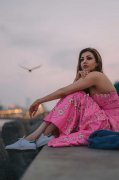 Kajal Aggarwal In Pink Dress Photo