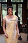 Kajal In Yellow Sari 2