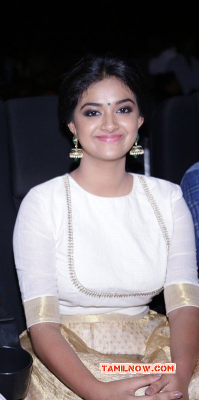 Indian Actress Keerthi Suresh Jun 2016 Still 6749