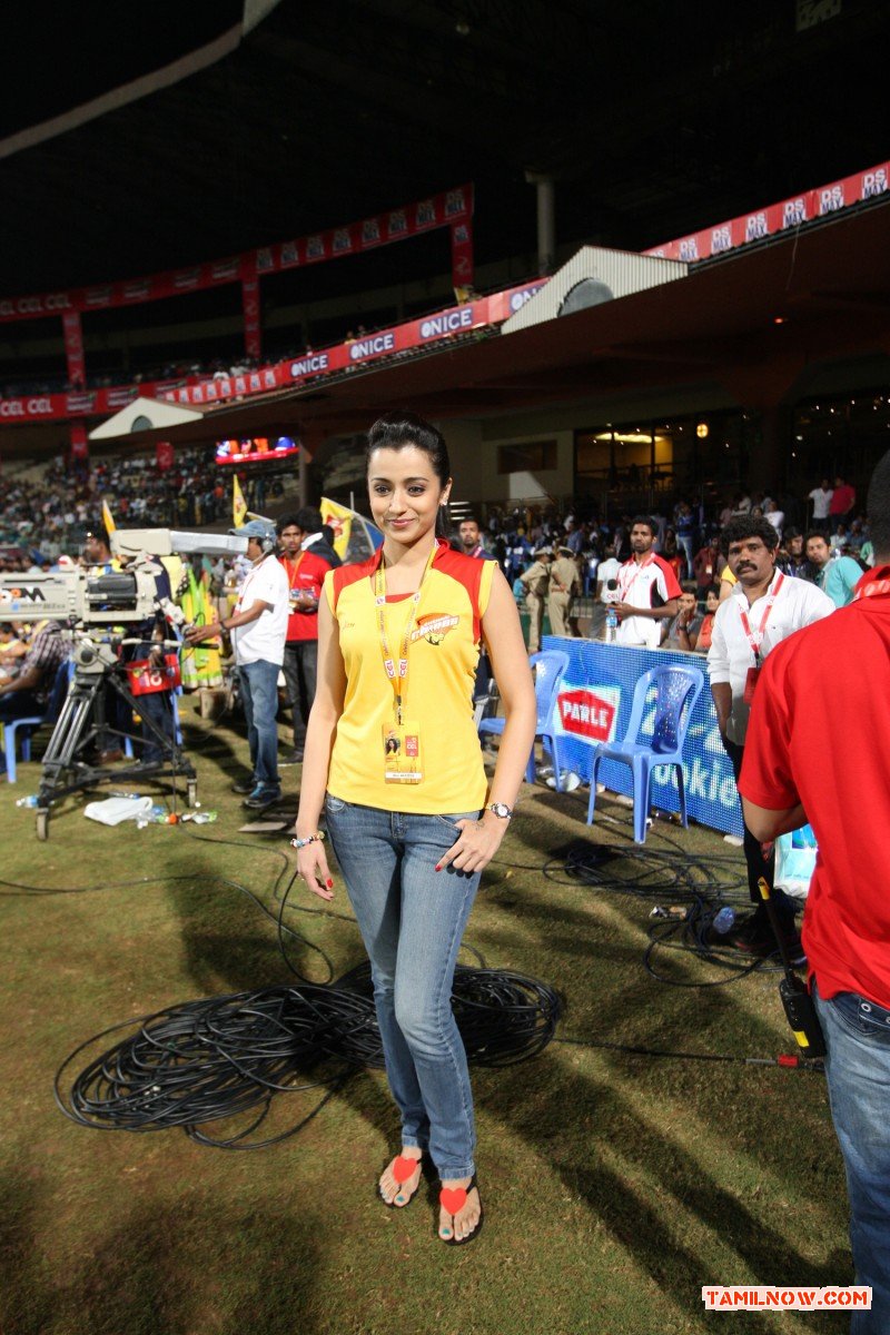 Trisha Krishnan At Ccl 4 Photos 1 151