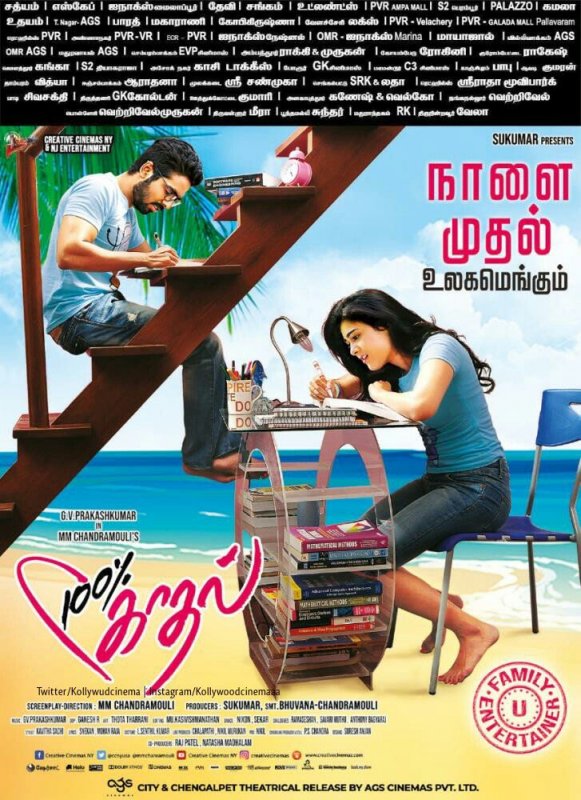 100 Percent Kadhal From Tommorrow Oct 4 830