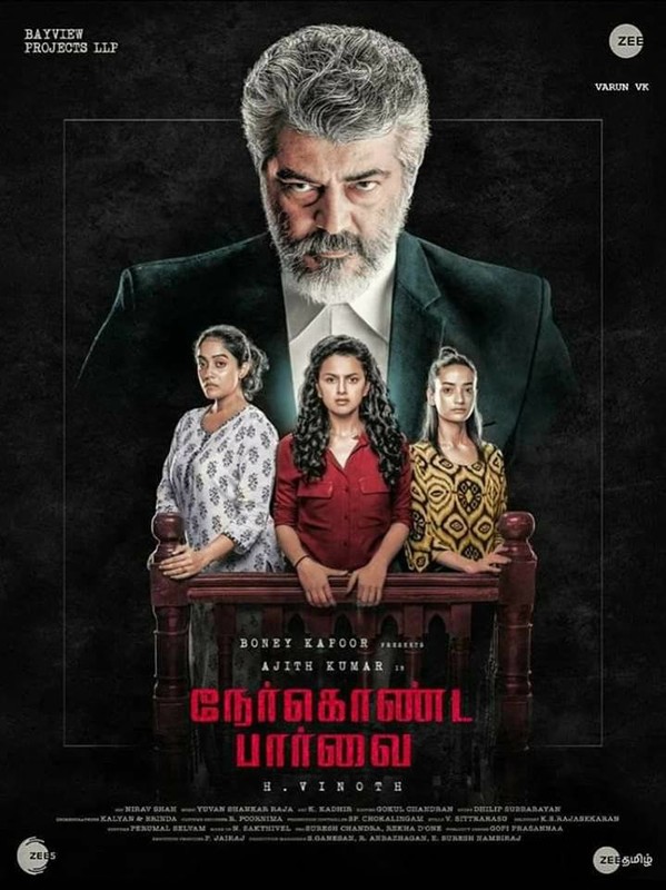 Ajith New Movie Nerkonda Paarvai Poster