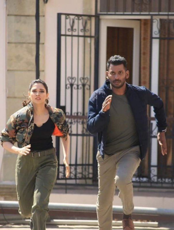 Vishal Tamannah In Action Movie Album 419