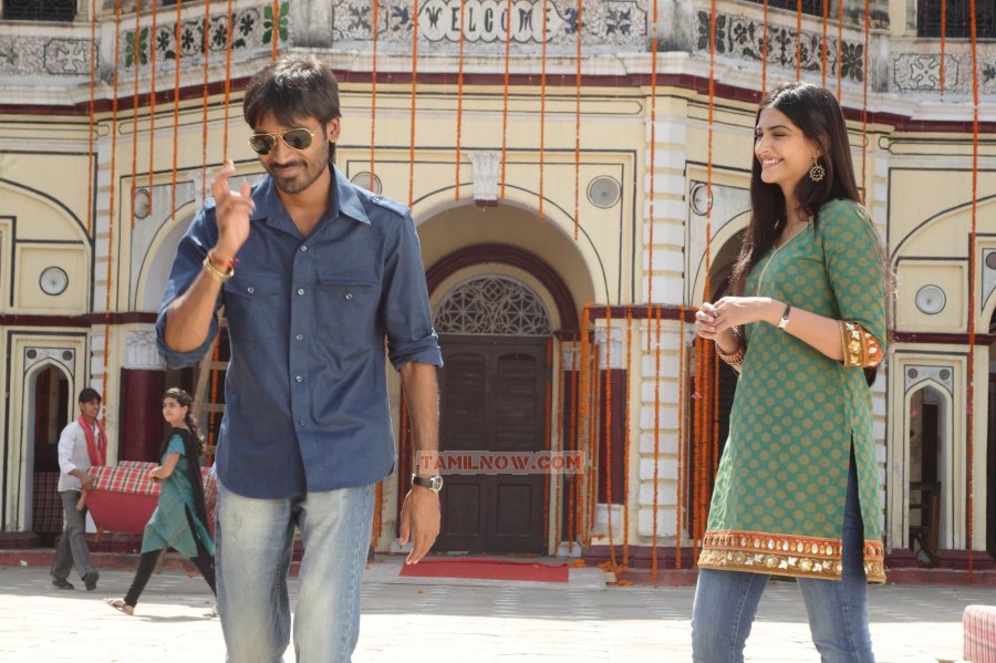 Dhanush And  Sonam Kapoor In Ambikapathy 48