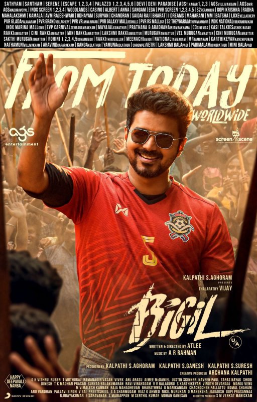 Bigil From Today In Theaters 365