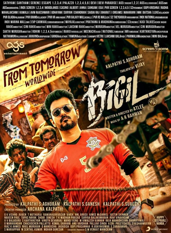 Bigil Movie Theater List 674